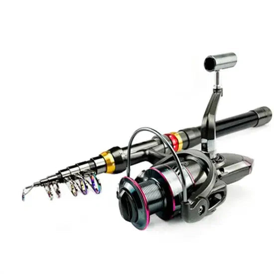 CastMaster Telescopische Vissershengel – Carbon 3.6m met Reel 0