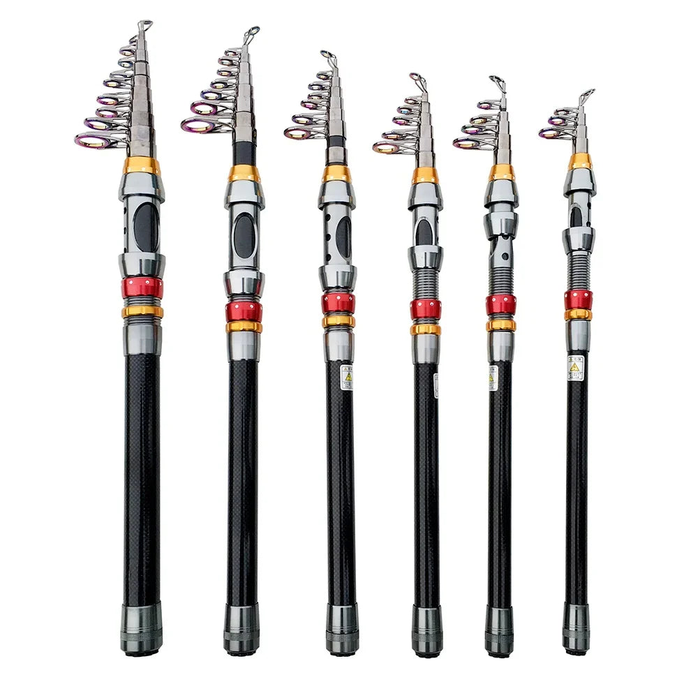 CastMaster Telescopische Vissershengel – Carbon 3.6m met Reel 4