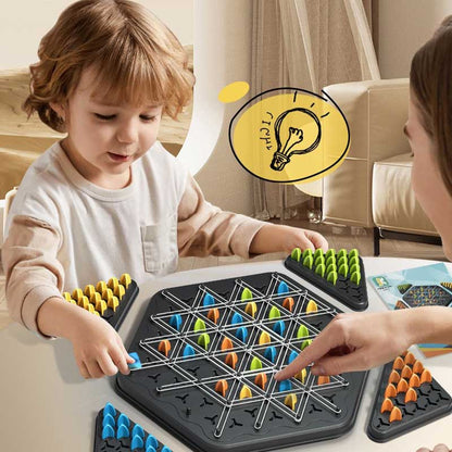 Ketting Spel Driehoek voor Kinderen Leer speels Rekenen en Denken