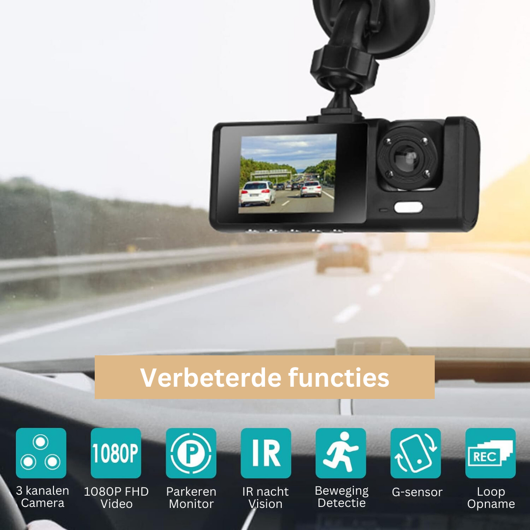 Dashcam Auto Camerabeveiliging voor Bewijs en Veiligheid