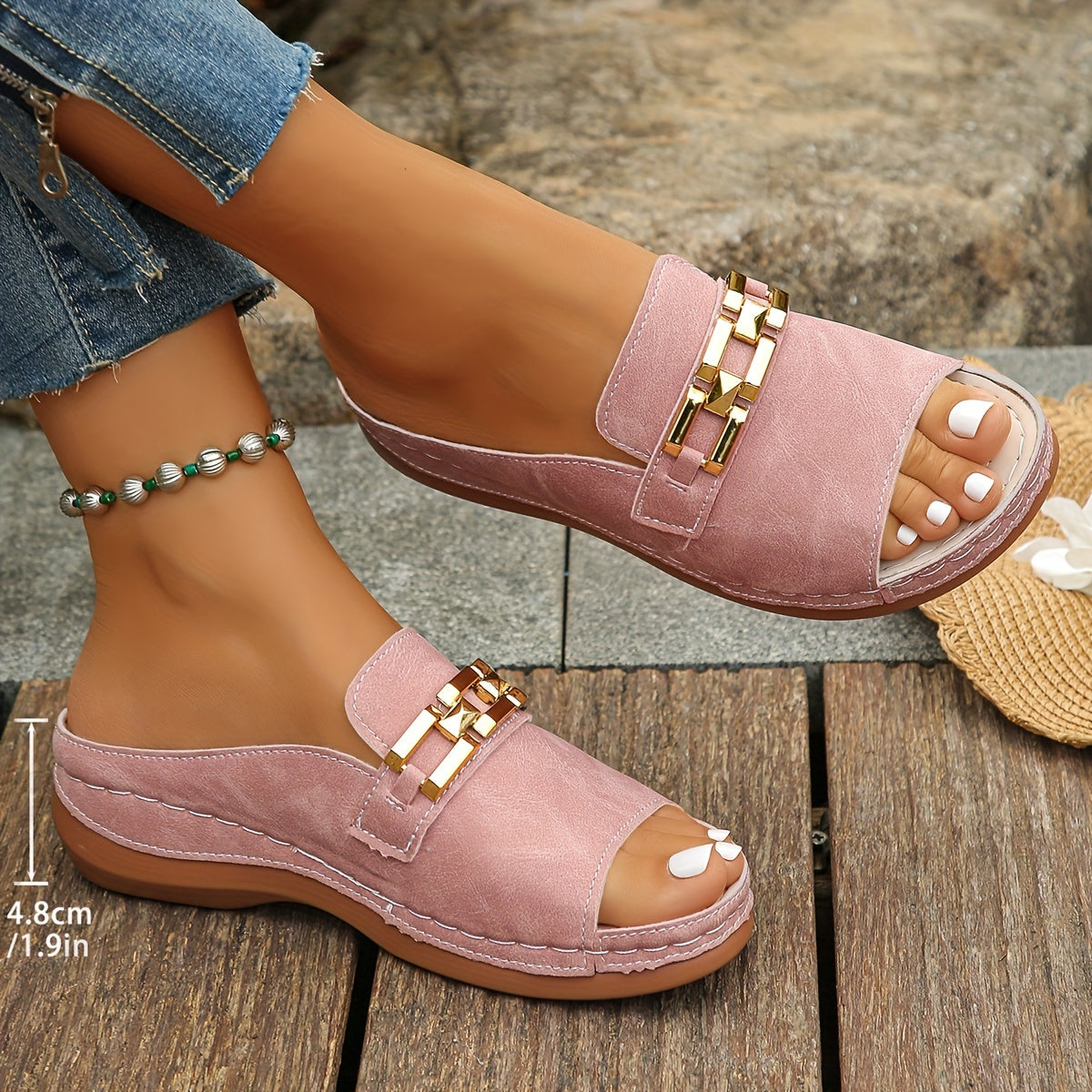 CharmVita™ – Dames Sandalen met Ergonomisch Comfort en Stijlvolle Afwerking-3