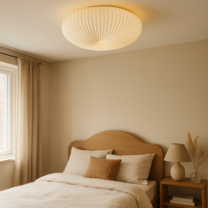 LED Plafondlamp Modern Plissé Design Acryl Metaal
