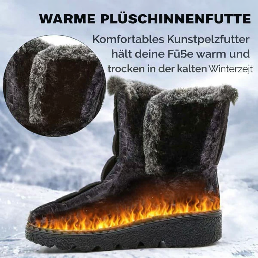 Waterdichte Sneeuwlaarzen met Warme Voering Antislip