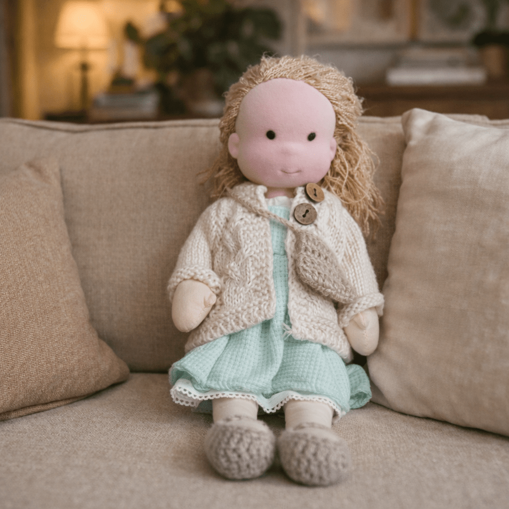 Waldorf Pop Handgemaakt van Katoen voor Kinderen