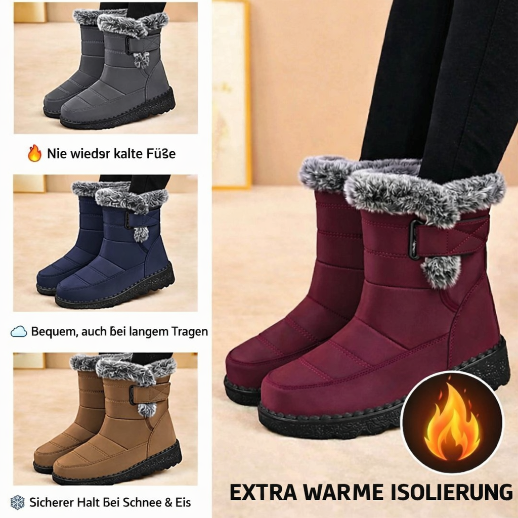 Waterdichte Sneeuwlaarzen met Warme Voering Antislip