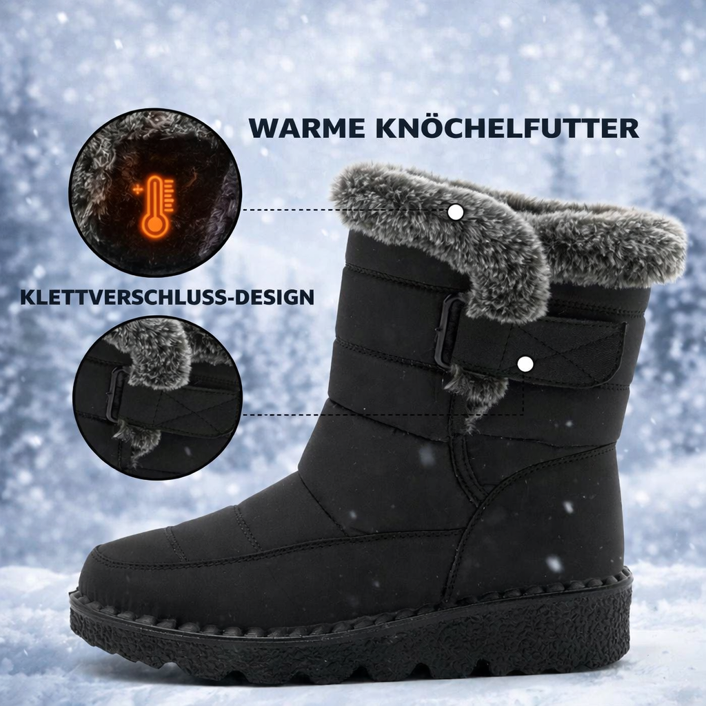 Waterdichte Sneeuwlaarzen met Warme Voering Antislip