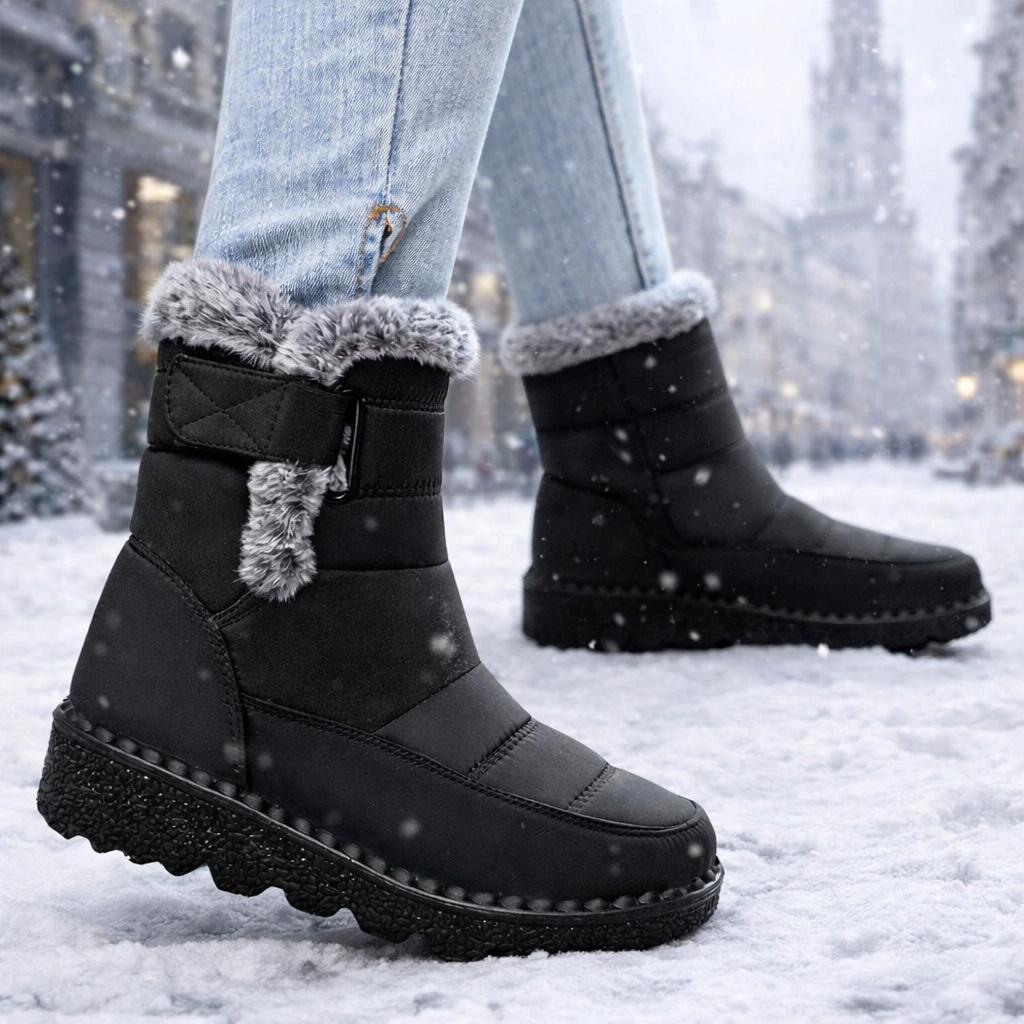 Waterdichte Sneeuwlaarzen met Warme Voering Antislip - Velinix