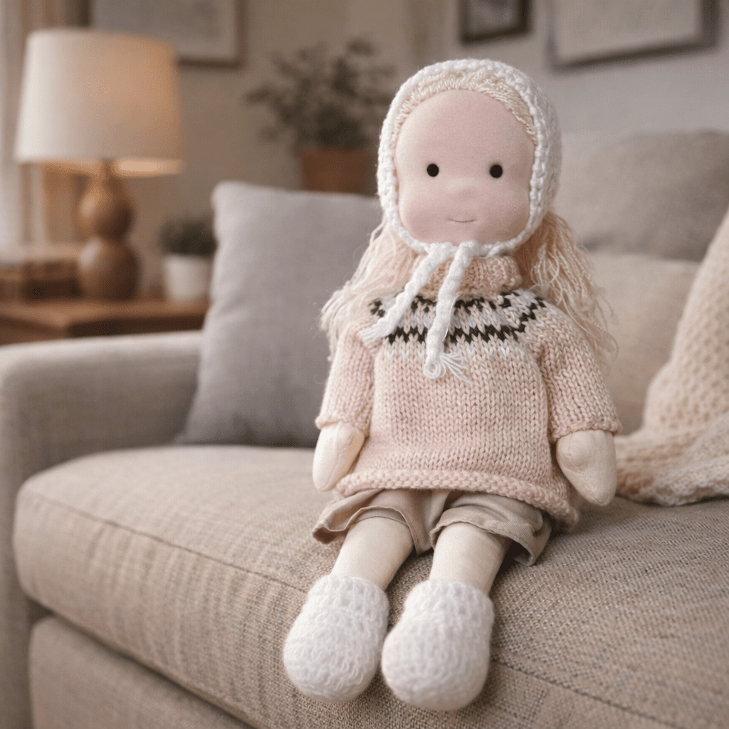 Waldorf Pop Handgemaakt van Katoen voor Kinderen