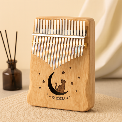 Houten Kalimba Duimpiano 17 Toetsen voor Beginners