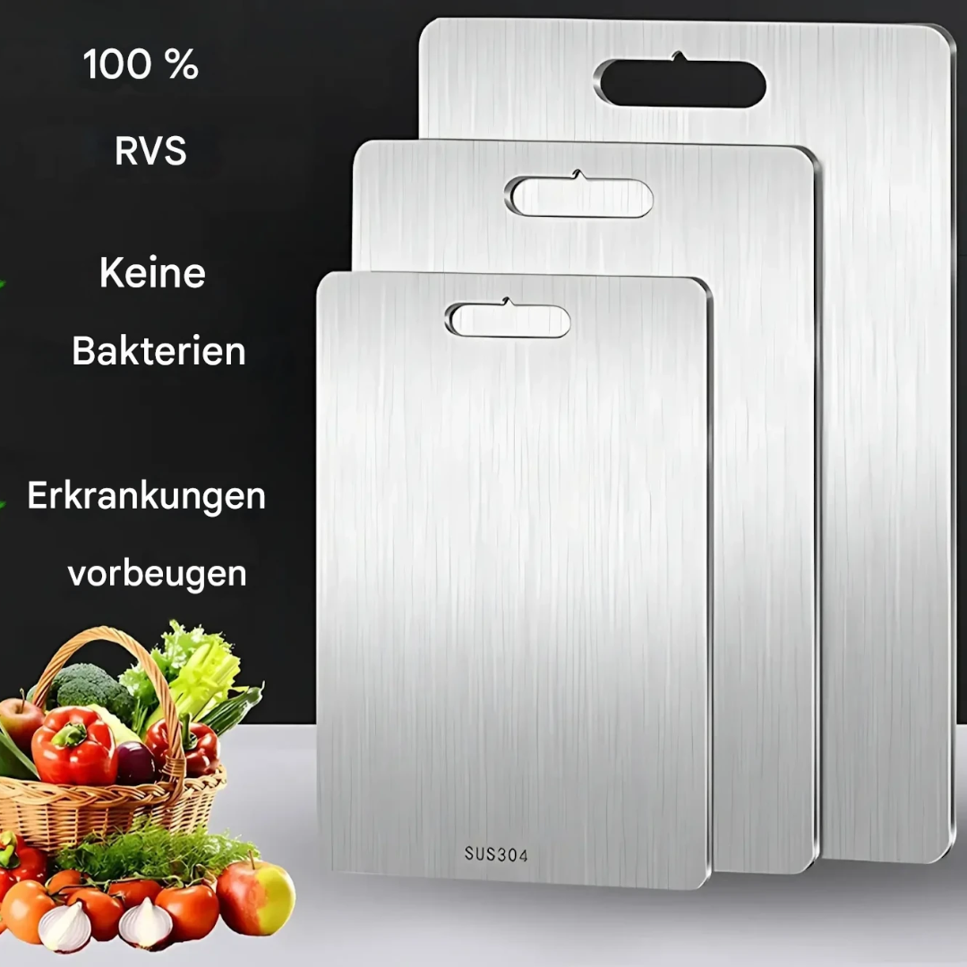 RVS Snijplank Roestvrij en Hygiënisch voor Keuken