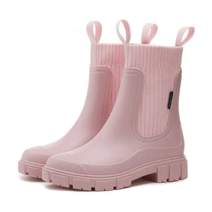 Dames Enkellaarsjes Waterdicht Chelsea Boots Elastisch