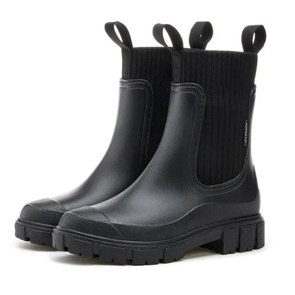 Dames Enkellaarsjes Waterdicht Chelsea Boots Elastisch