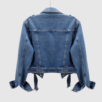 Dames Denim Jas Korte Spijkerjas Classic Style