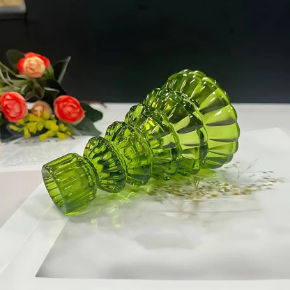 Glas Kaarsenhouder Set Boomvormig 3-delig voor Tafeldecoratie