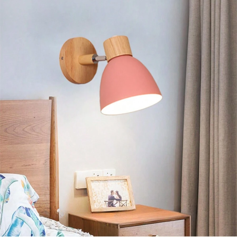 Scandinavische Wandlamp Modern Hout Design