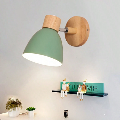 Scandinavische Wandlamp Modern Hout Design