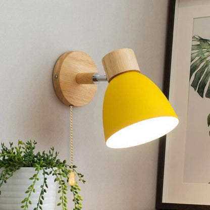 Scandinavische Wandlamp Modern Hout Design