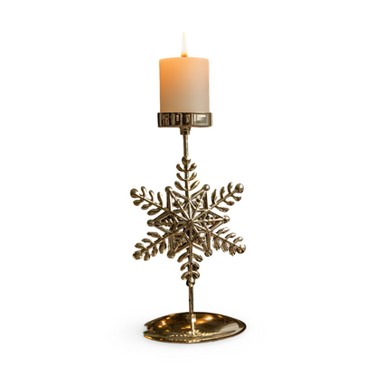 Kerstkaarsenhouder Goud Kleur Sfeervolle Tafeldecoratie