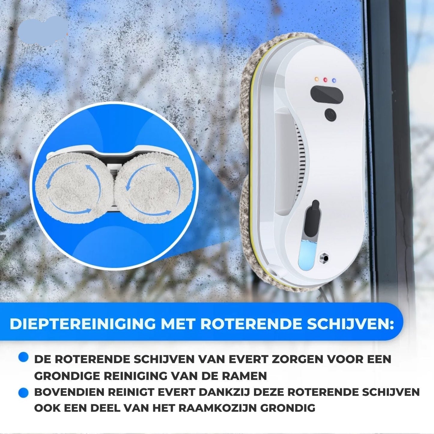 Ramenrobot LuxoClean - Automatische Ruitenschoonmaker met Sensoren