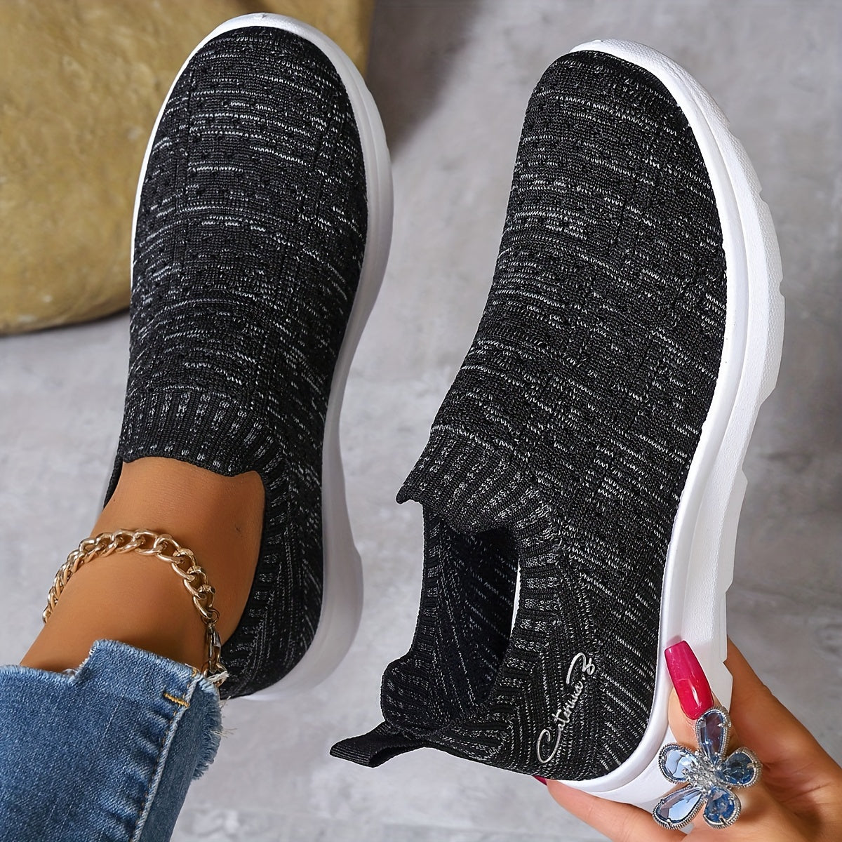Variant image for CloudStep™ – Dames Sneakers met Ademend Comfort en Slip-on Design-17