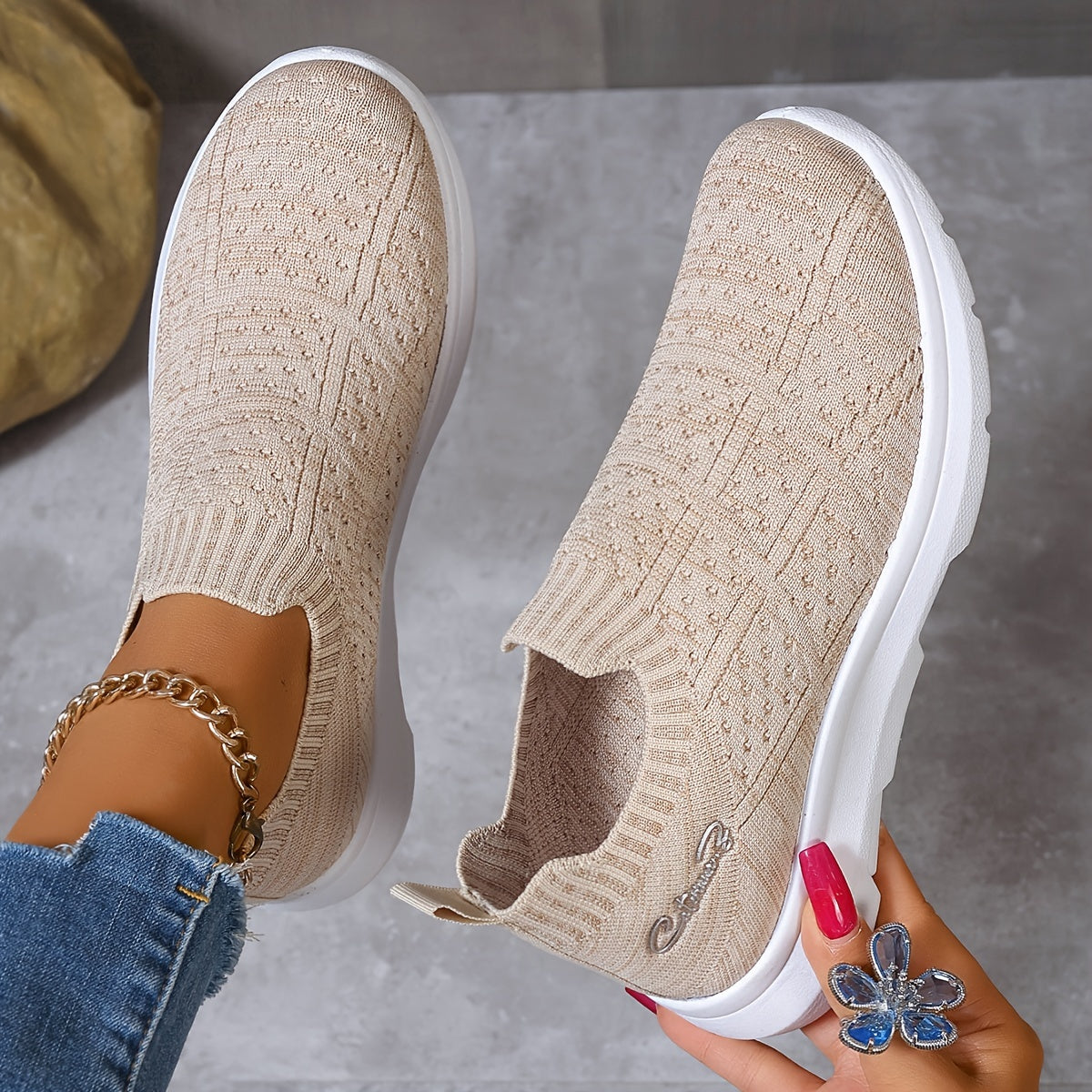 CloudStep™ – Dames Sneakers met Ademend Comfort en Slip-on Design-5