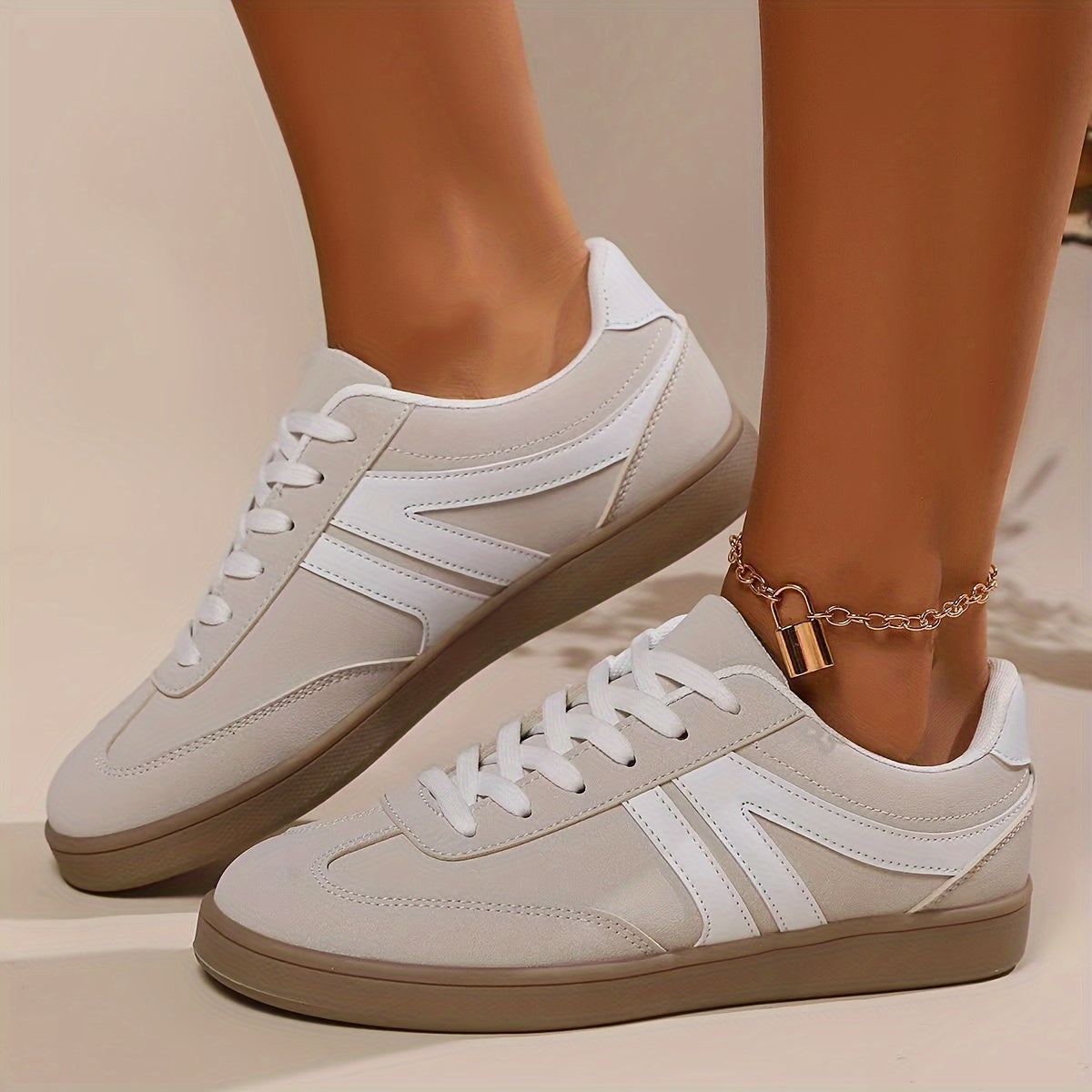 Cloudstride™ – Dames Sneakers met Platformzool en Ultiem Comfort Witte Design-3