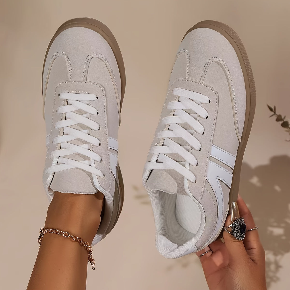 Cloudstride™ – Dames Sneakers met Platformzool en Ultiem Comfort Witte Design-5