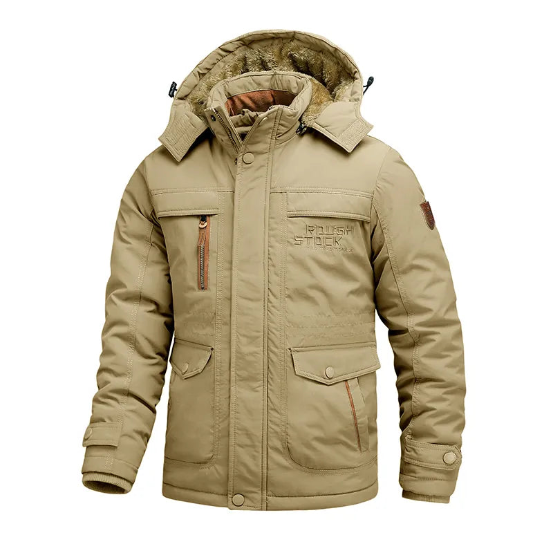 Waterdichte Heren Winterjas met Afneembare Capuchon - Velinix