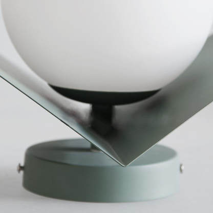 Wandlamp Modern Glas Melkglaskogel Kleurrijk Design