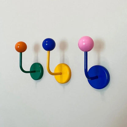 Magnetische Wandhaken Houten Opbergset Zonder Boren - Velinix