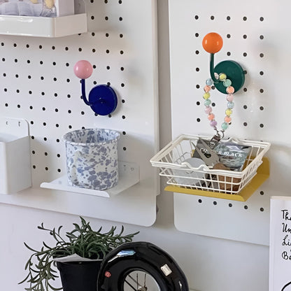 Magnetische Wandhaken Houten Opbergset Zonder Boren