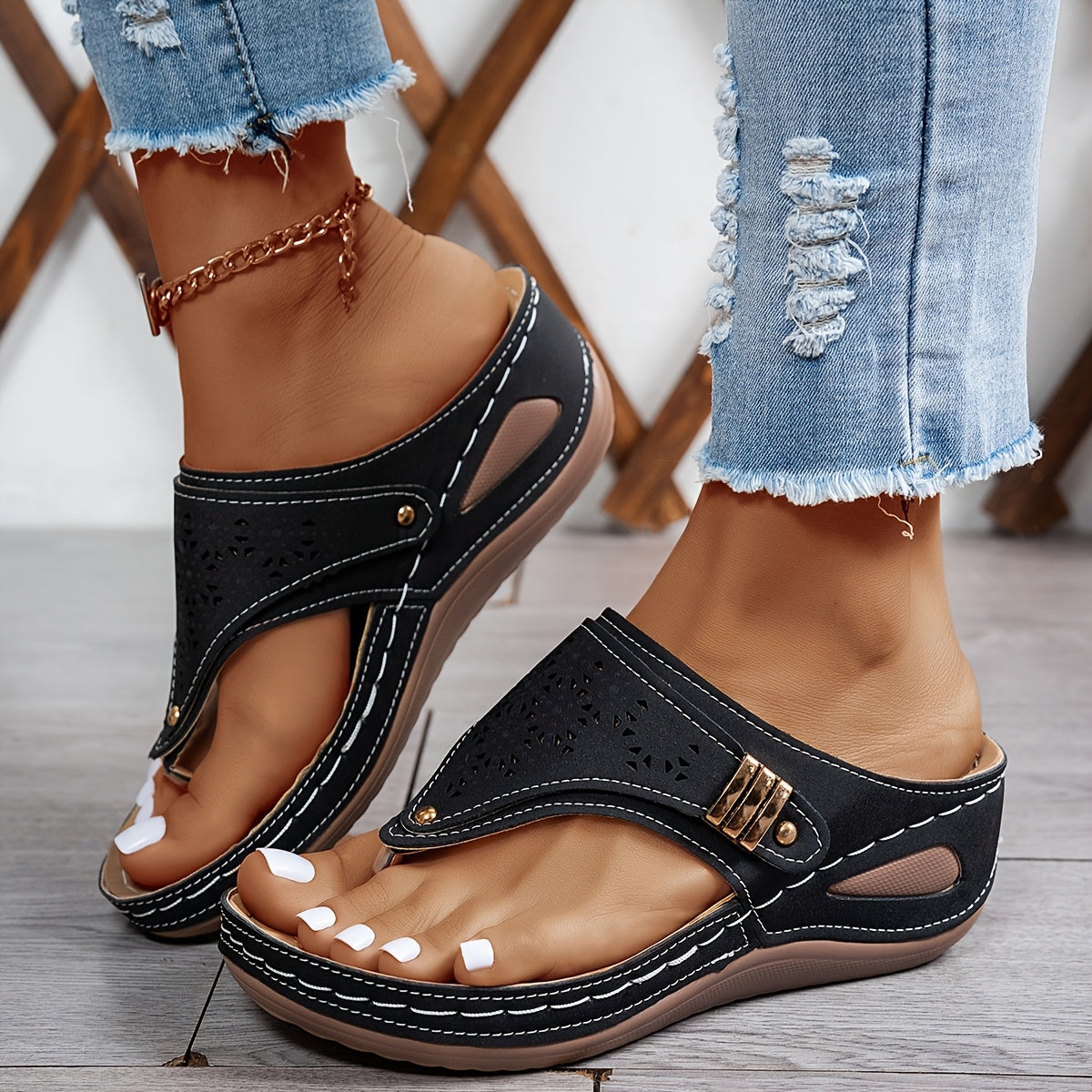 Variant image for ComfortAura™ – Dames Sandalen met Ergonomisch Comfort en Ademend Materiaal-9