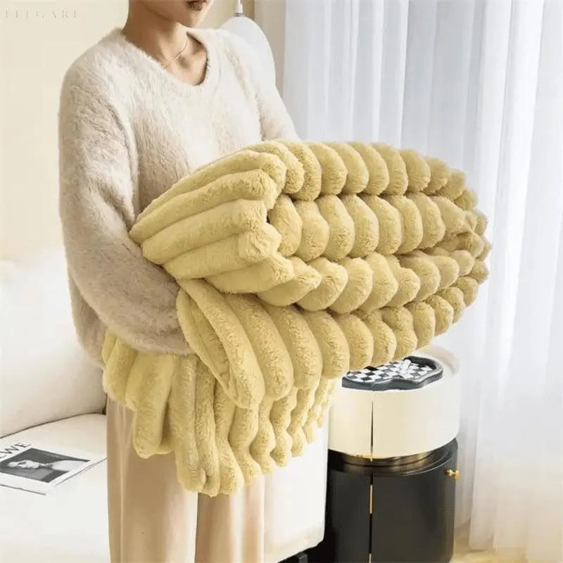 Zachte Fleece Deken Warm voor Bank en Bed
