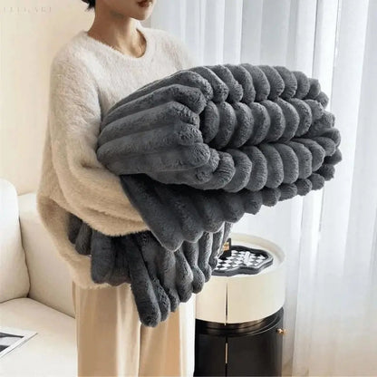 Zachte Fleece Deken Warm voor Bank en Bed