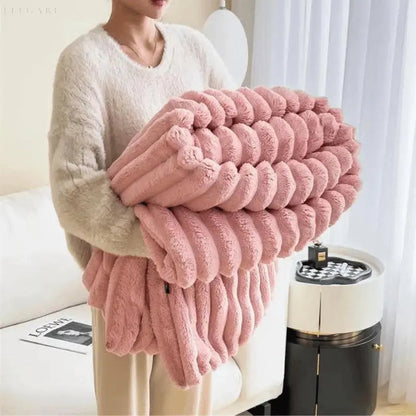 Zachte Fleece Deken Warm voor Bank en Bed
