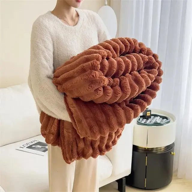 Zachte Fleece Deken Warm voor Bank en Bed