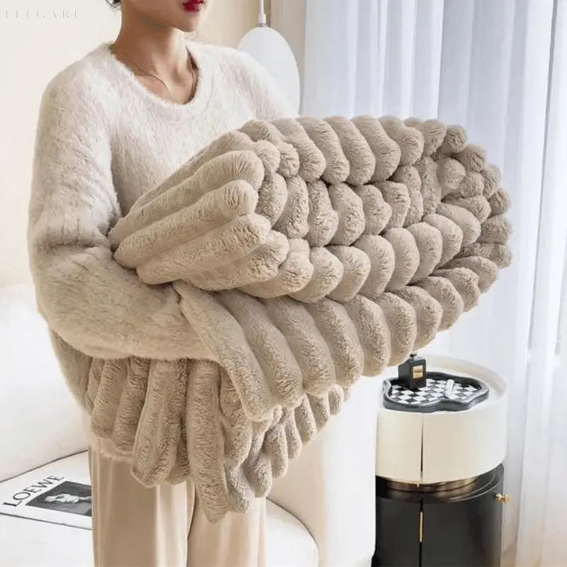 Zachte Fleece Deken Warm voor Bank en Bed