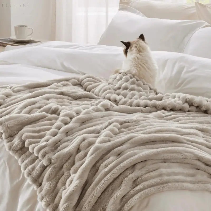 Zachte Fleece Deken Warm voor Bank en Bed - Velinix