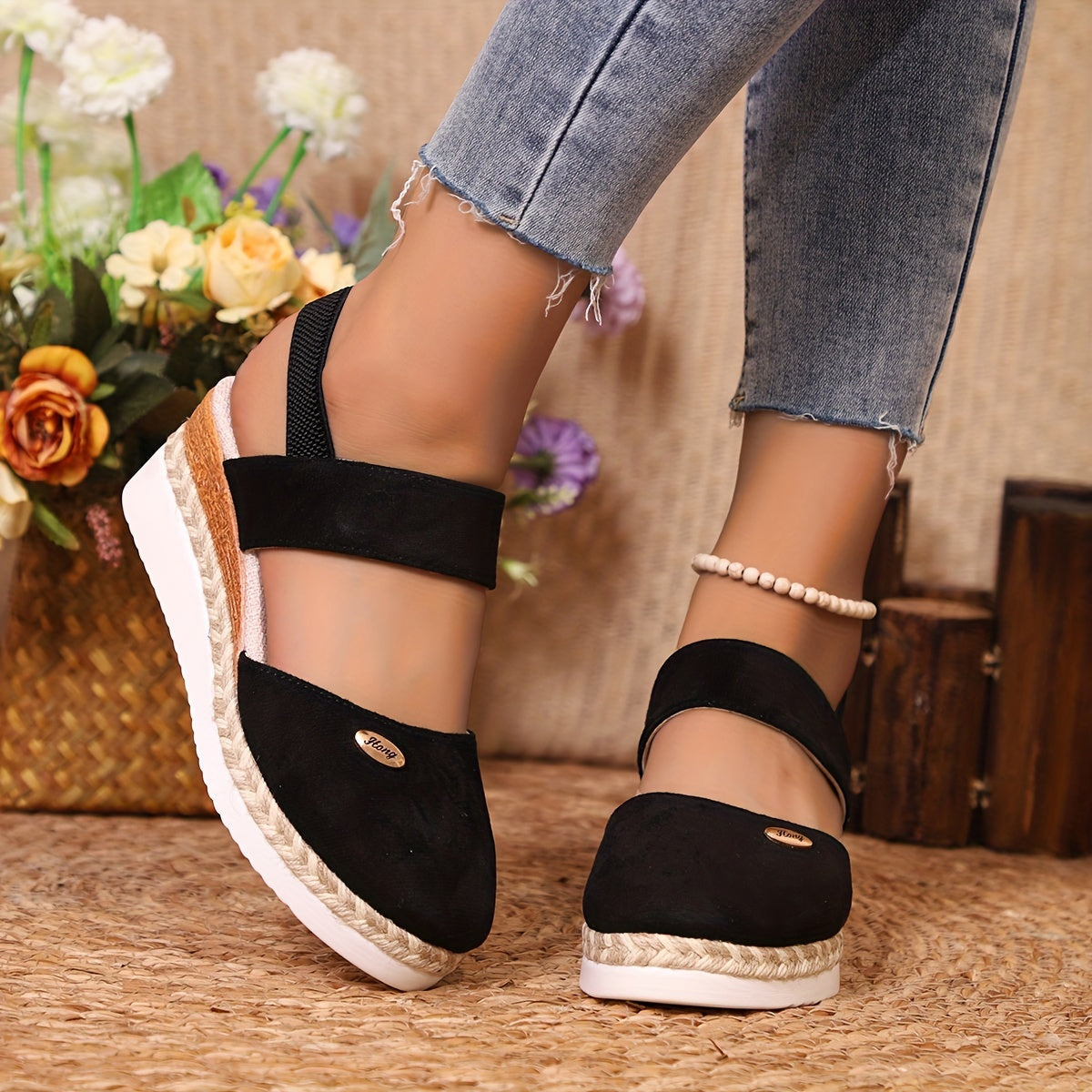 ComfyStride™ – Dames Sandalen met Ademend Comfort en Elastische Sluiting-1