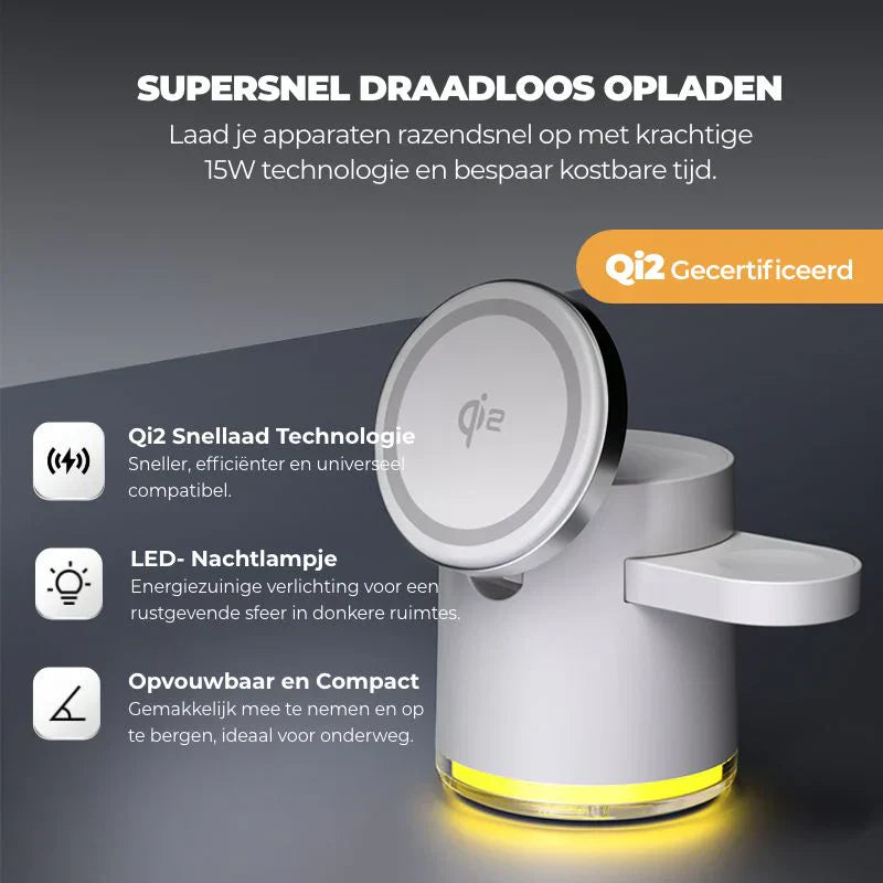Universal Oplaadstation voor Apple en Android Apparaten