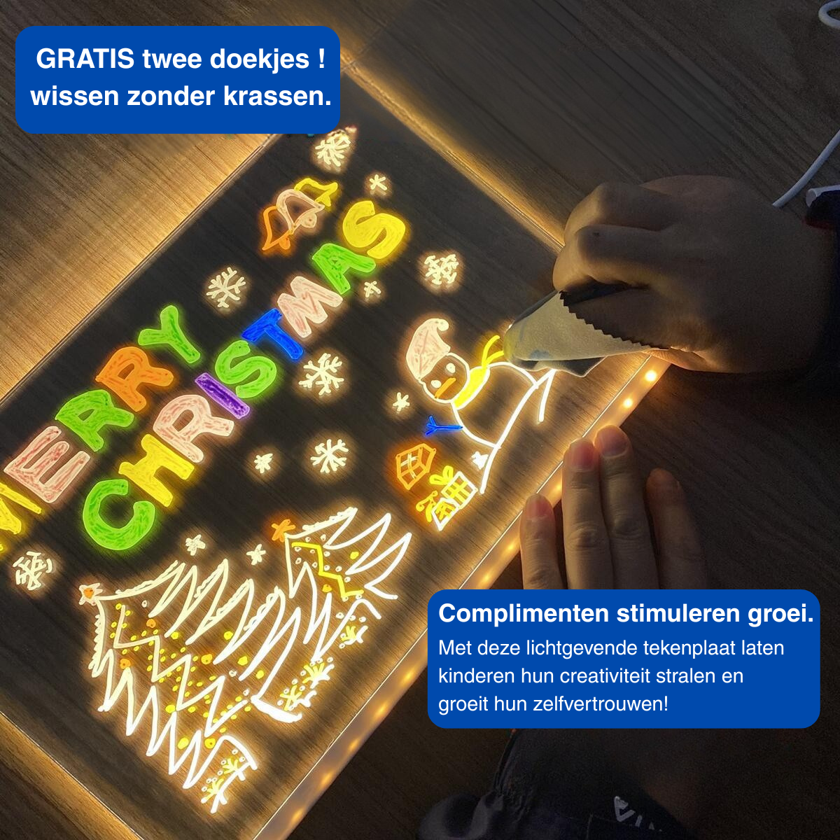 LED Tekentablet met Verlicht Scherm voor Digitaal Teken en Schrijf