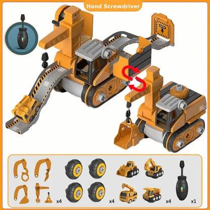 ConstructoCrew™ – Bouwvoertuig Speelset voor Leerzaam Speelplezier