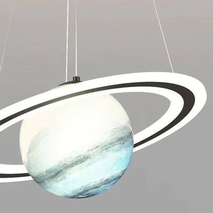 Kinderkamer LED Hanglamp Planeet Design Energiezuinig