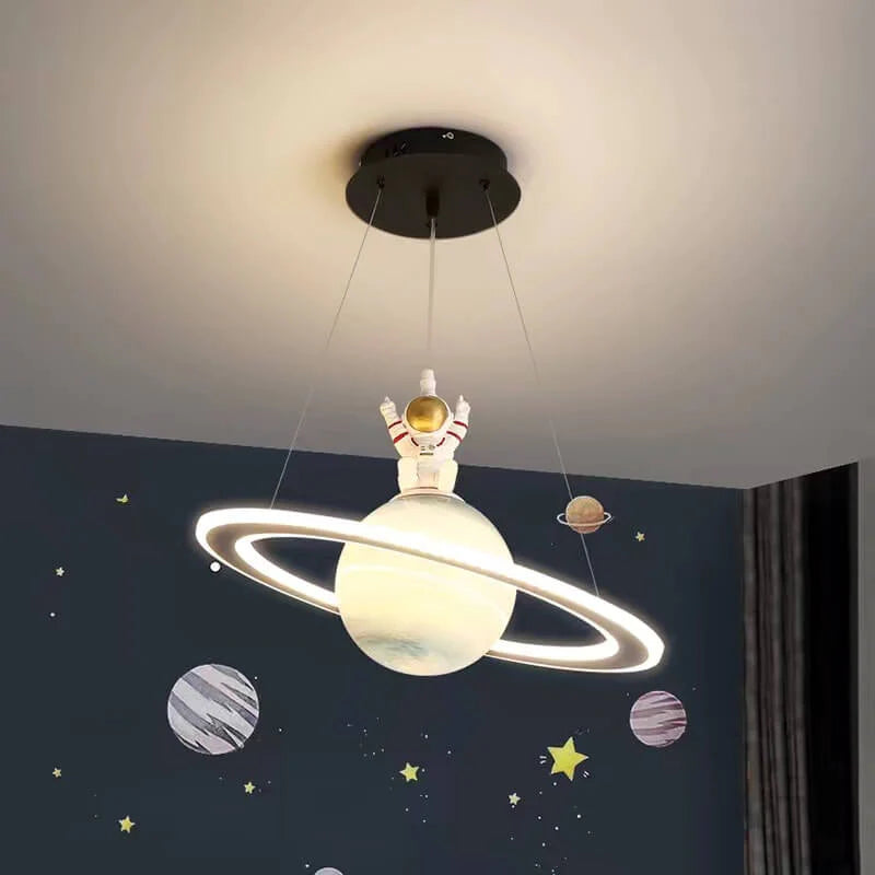 Kinderkamer LED Hanglamp Planeet Design Energiezuinig