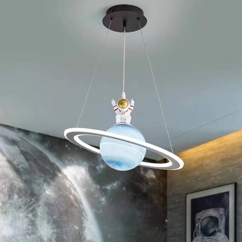 Kinderkamer LED Hanglamp Planeet Design Energiezuinig