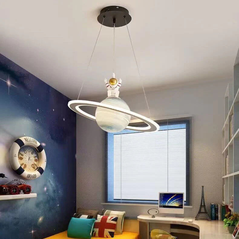 Kinderkamer LED Hanglamp Planeet Design Energiezuinig