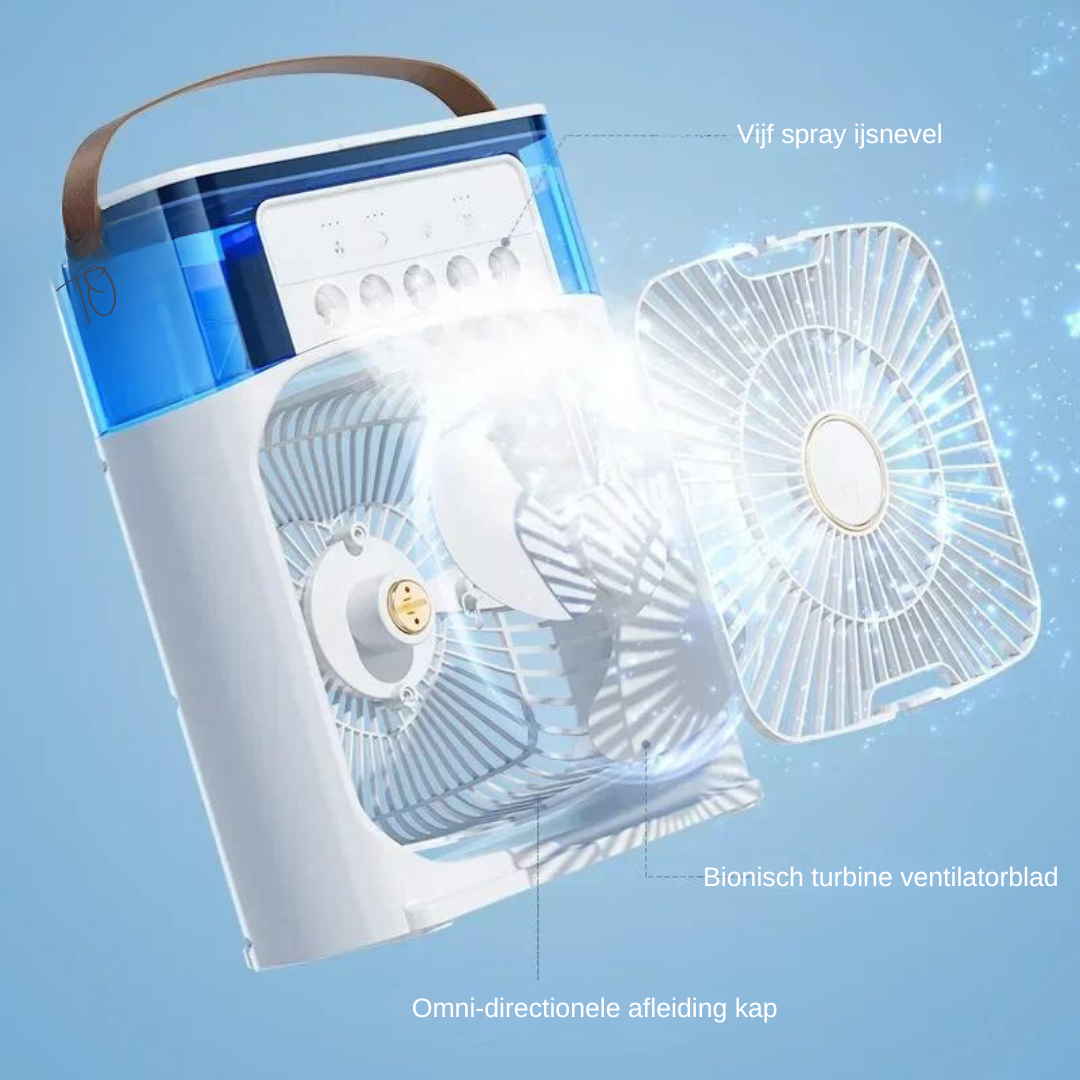 AirCooler Ventilator voor Koelte en Gezondheid