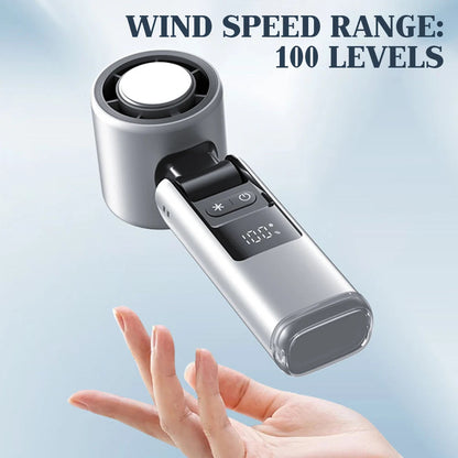 Draagbare Ventilator met Digitale Weergave en 4000mAh Accu
