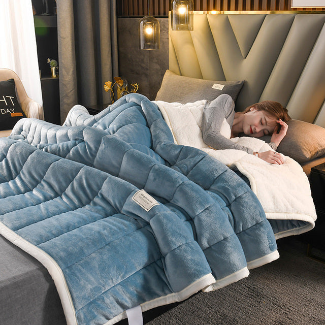 Warme Fleece Deken van Lammwol voor Comfortabele Winters