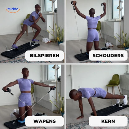 Thuis Fitnessboard Multifunctioneel voor Total Body Training